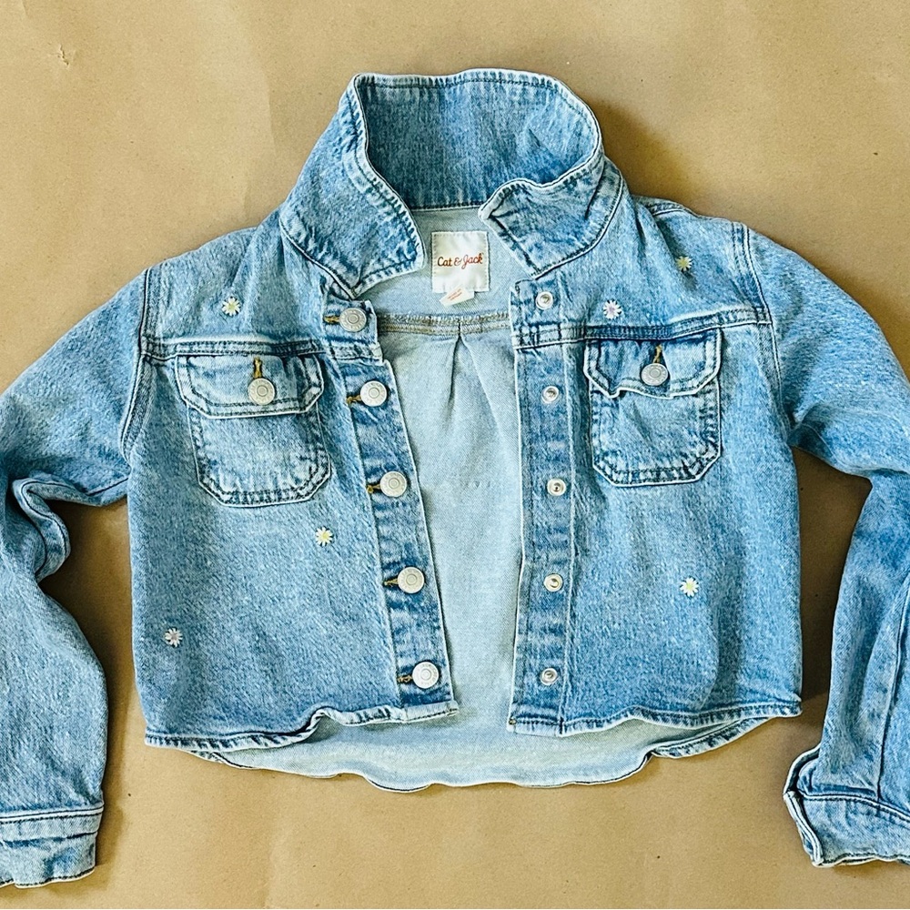 Cat & Jack Light Blue Kids Jean Jacket